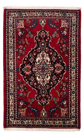 Tapis persan - Nomadic - 162 x 110 cm - rouge foncé