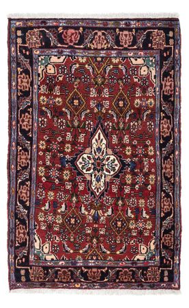 Tapis persan - Nomadic - 130 x 83 cm - rouge foncé