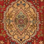 Tapis de couloir Tapis persan - Tabriz - Royal - 365 x 78 cm - rouge