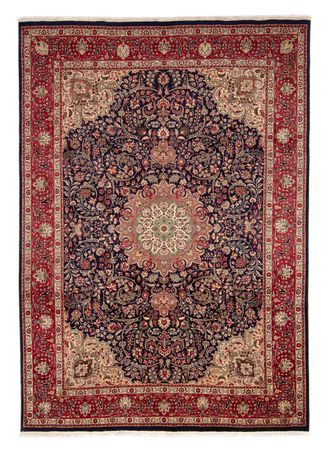 Tappeto Persero - Tabriz - Reale - 342 x 246 cm - blu scuro