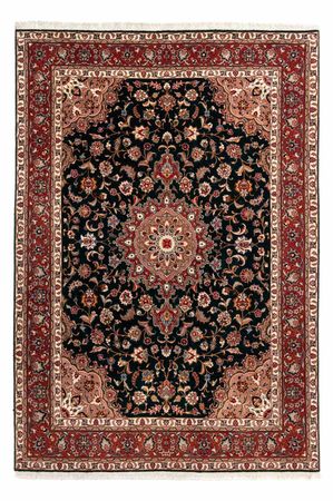 Tapis persan - Tabriz - Royal - 266 x 192 cm - bleu foncé