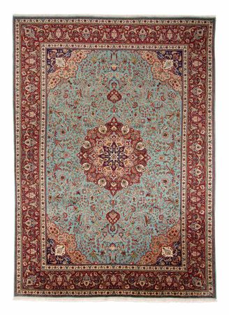 Tapis persan - Tabriz - Royal - 350 x 248 cm - turquoise