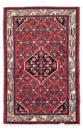 Tapis persan - Nomadic - 128 x 82 cm - rouge