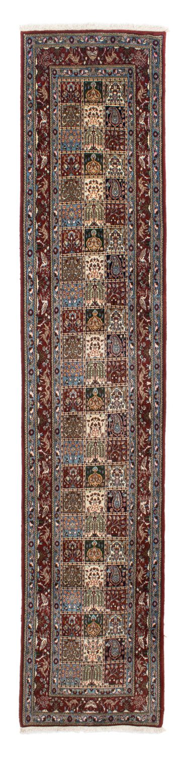 Tapis de couloir Tapis persan - Classique - 388 x 82 cm - rouge foncé