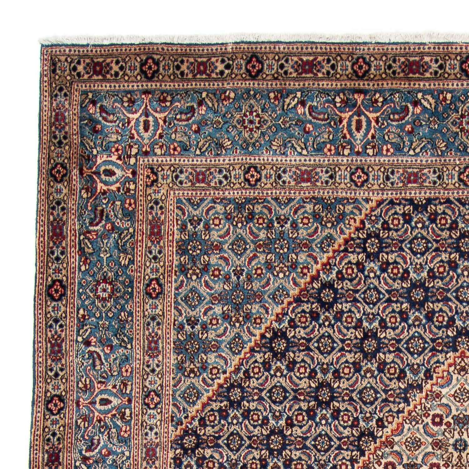 Persisk teppe - klassisk - 305 x 208 cm - mørkeblå