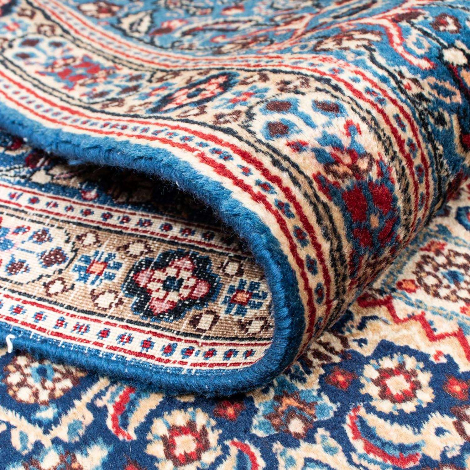 Perský koberec - Klasický - 305 x 208 cm - tmavě modrá