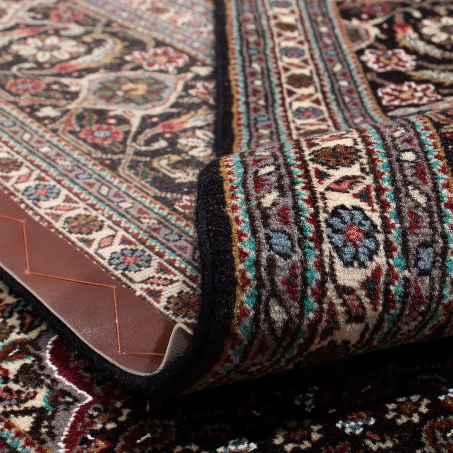 Perzisch tapijt - Tabriz - Royal vierkant  - 251 x 249 cm - donkerblauw