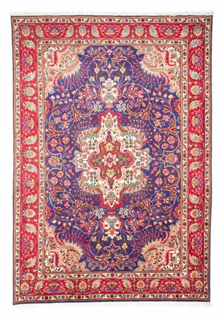 Tapete Persa - Tabriz - 297 x 208 cm - vermelho