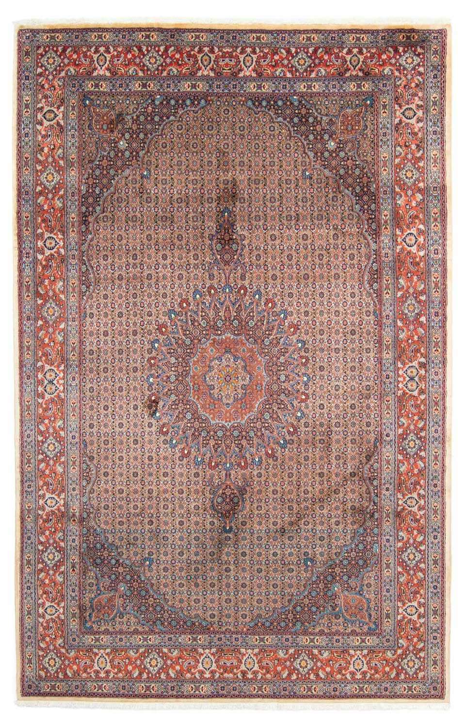 Tapete Persa - Clássico - 293 x 198 cm - vermelho claro