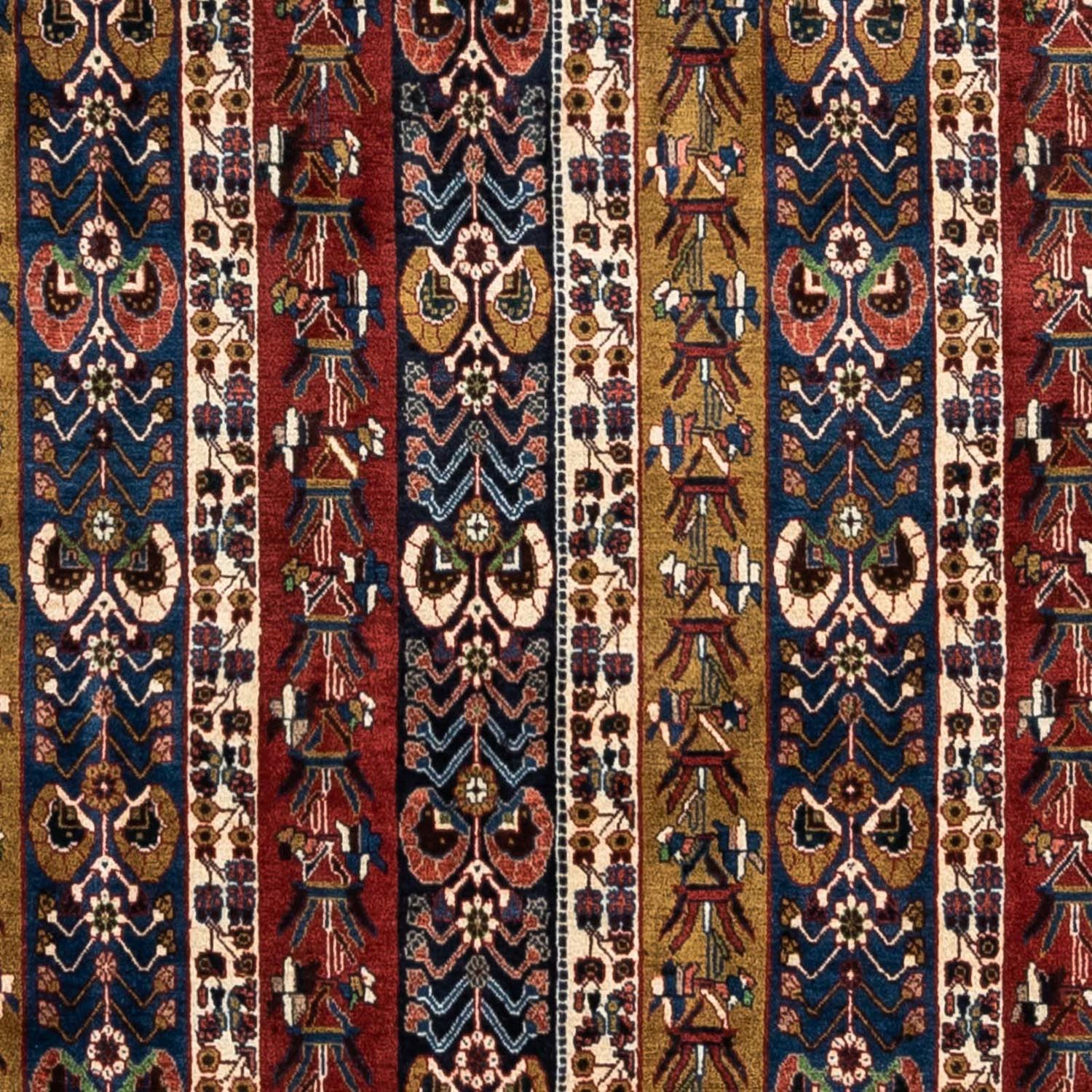 Tapis Gabbeh - Persan Kashkuli - 295 x 197 cm - rouge clair