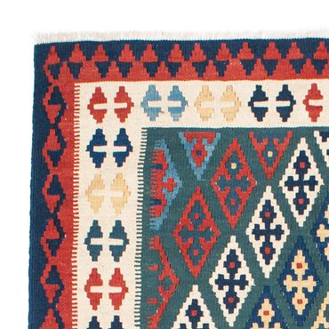 Tapis Kelim - Oriental - 193 x 131 cm - bleu