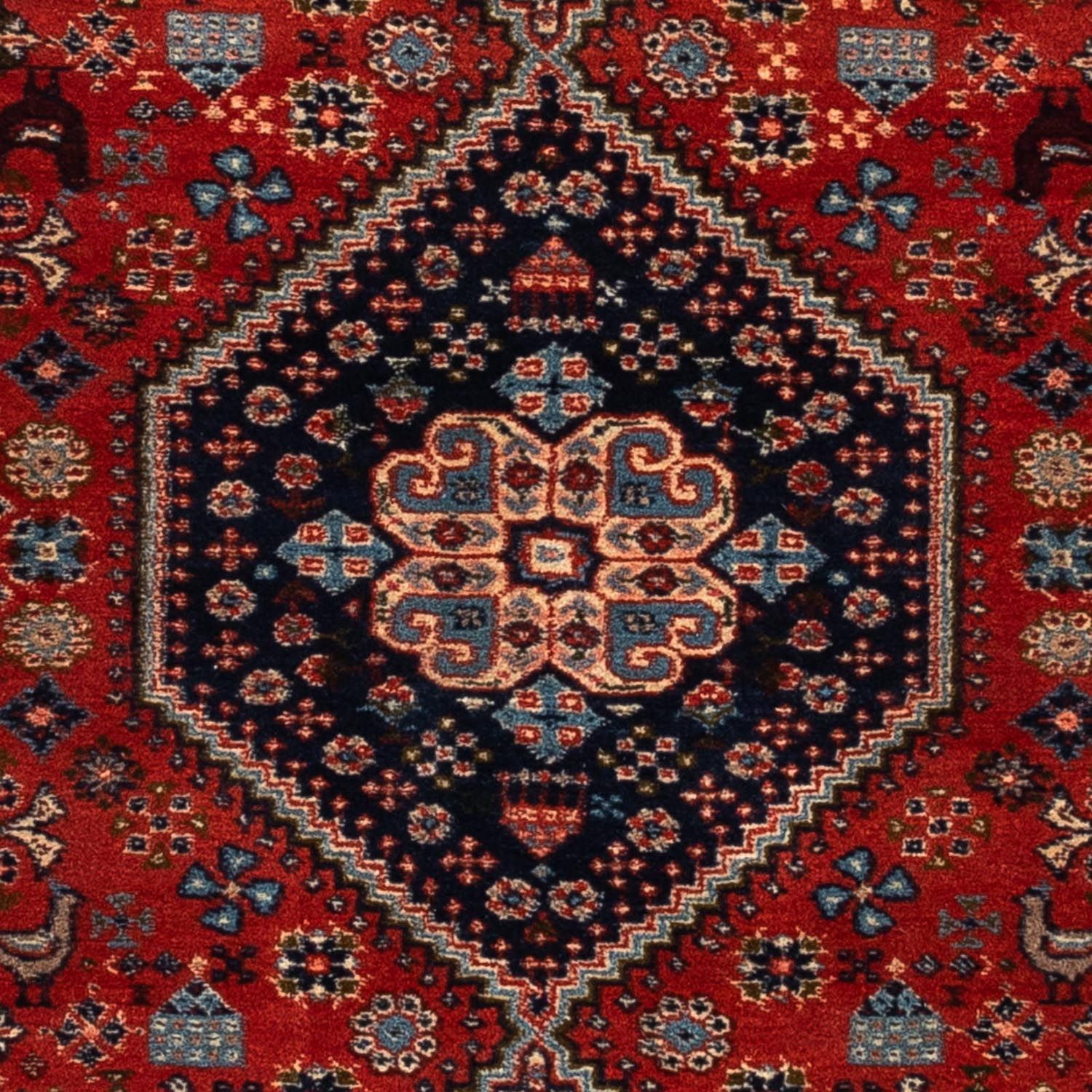 Tapis persan - Nomadic - 147 x 100 cm - rouge foncé