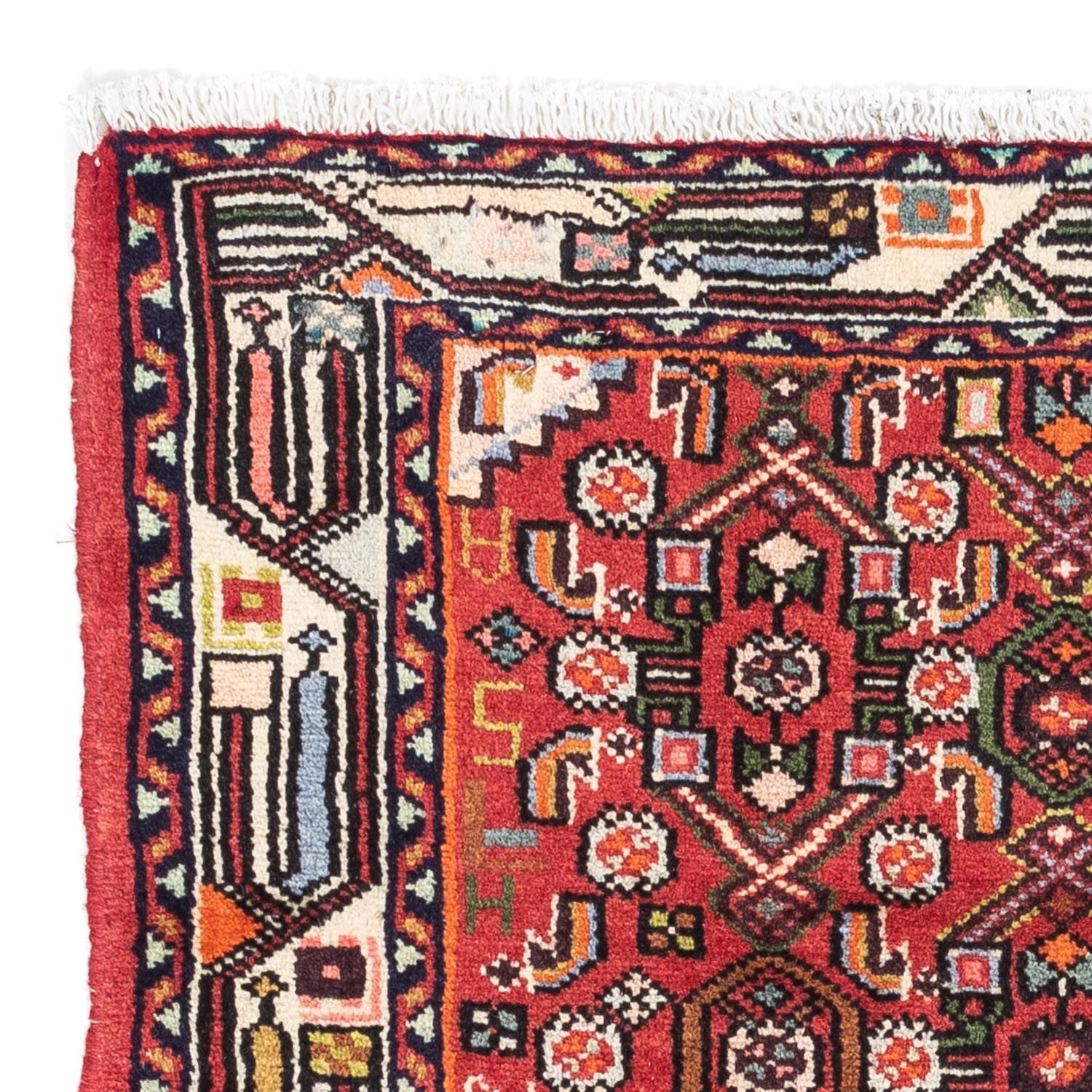 Tapis persan - Nomadic - 125 x 80 cm - rouge