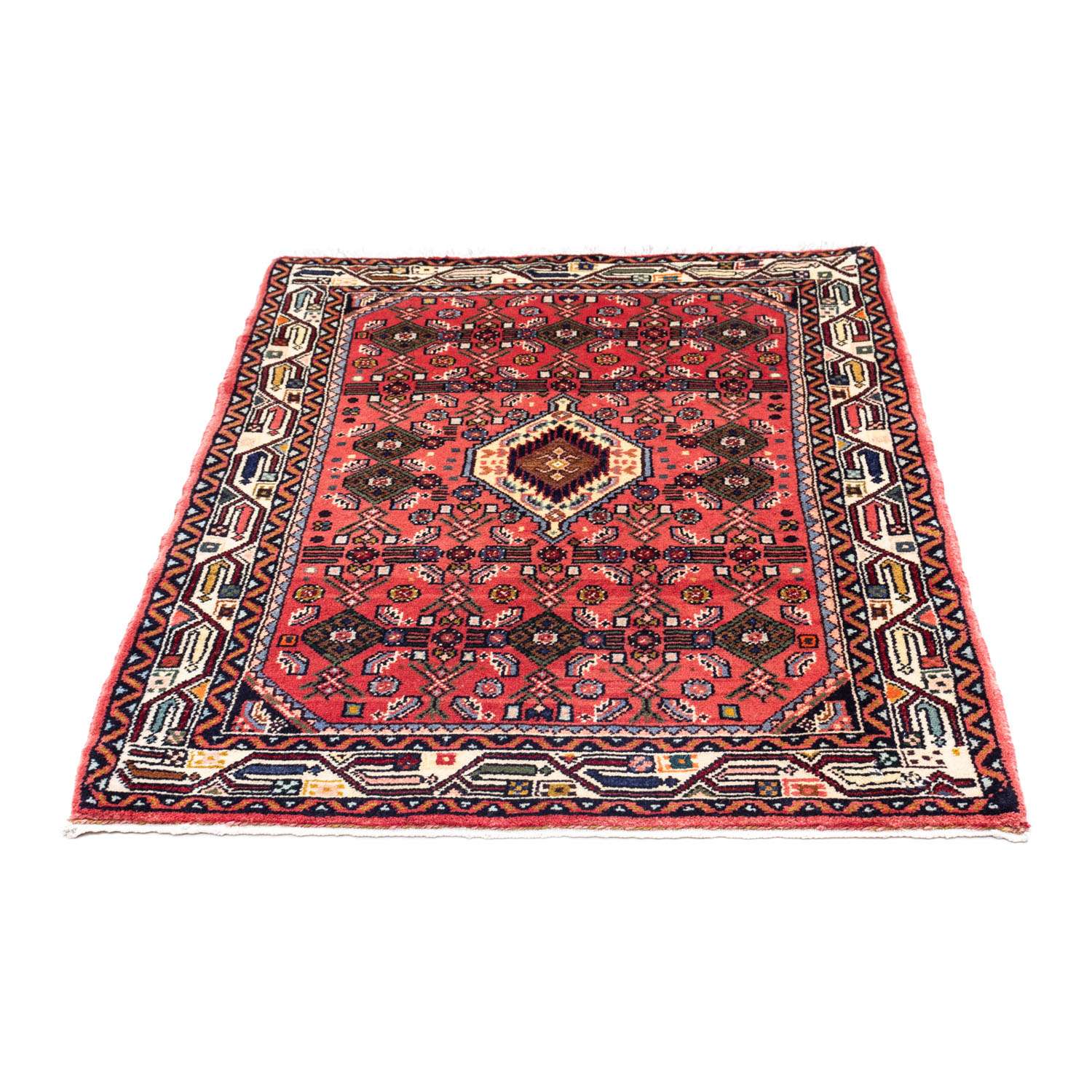 Tapis persan - Nomadic - 125 x 80 cm - rouge