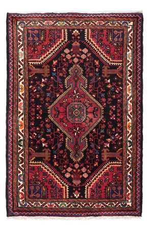 Tapis persan - Nomadic - 125 x 80 cm - bleu foncé