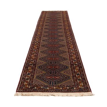 Tapis de couloir Tapis persan - Classique - 388 x 83 cm - marron