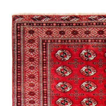 Tapis Turkaman - 368 x 248 cm - rouge foncé