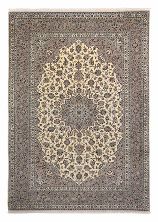 Tapis persan - Keshan - 352 x 248 cm - beige