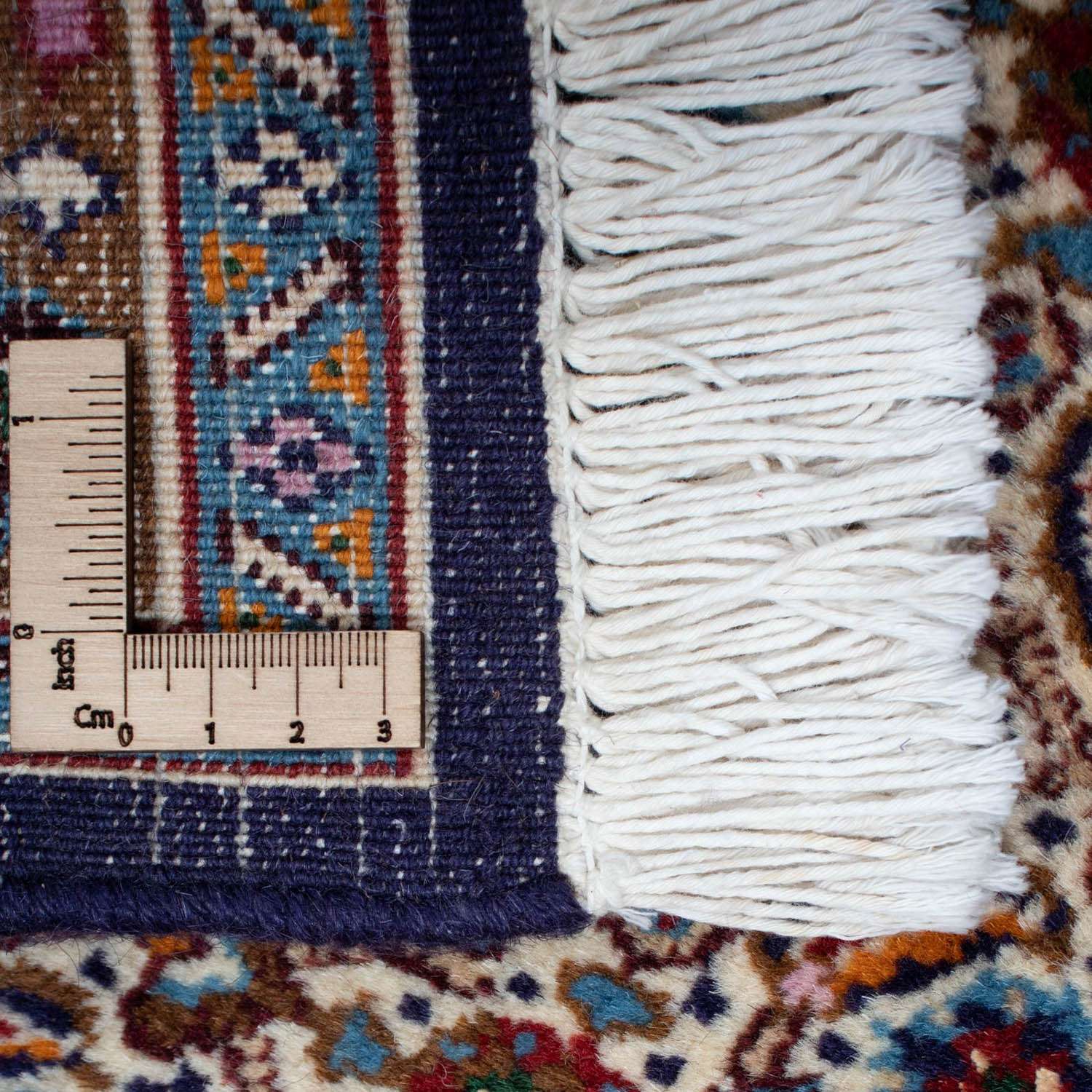 Persisk teppe - klassisk - 347 x 243 cm - lyseblå