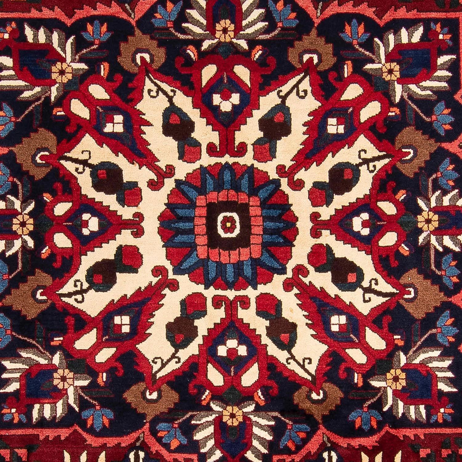 Tapis persan - Nomadic - 360 x 268 cm - rouge foncé