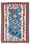 Alfombra Kelim - Oriental - 194 x 133 cm - azul