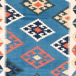 Tapis Kelim - Oriental - 194 x 133 cm - bleu