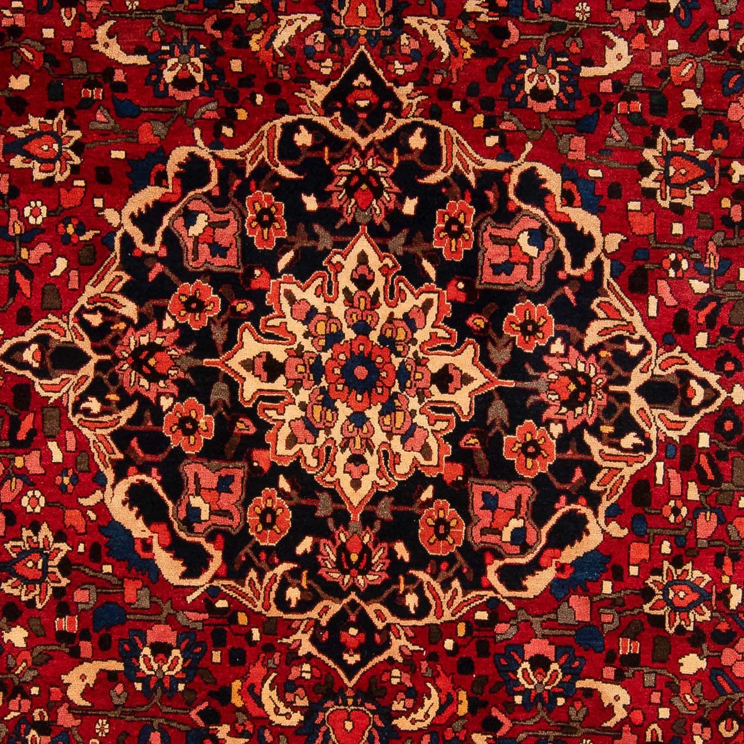 Alfombra persa - Nómada - 360 x 260 cm - rojo oscuro