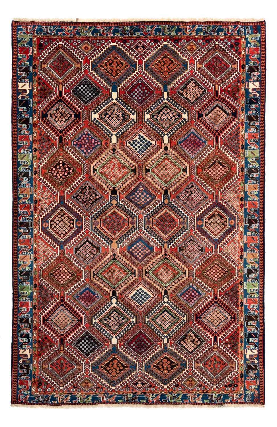 Persisk teppe - Nomadisk - 305 x 212 cm - brun