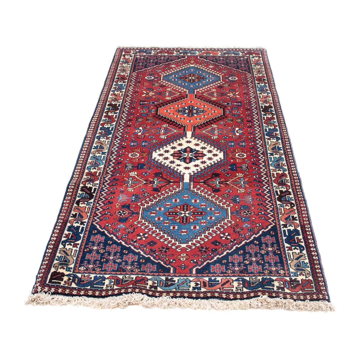 Tapis de couloir Tapis persan - Nomadic - 189 x 82 cm - rouge clair