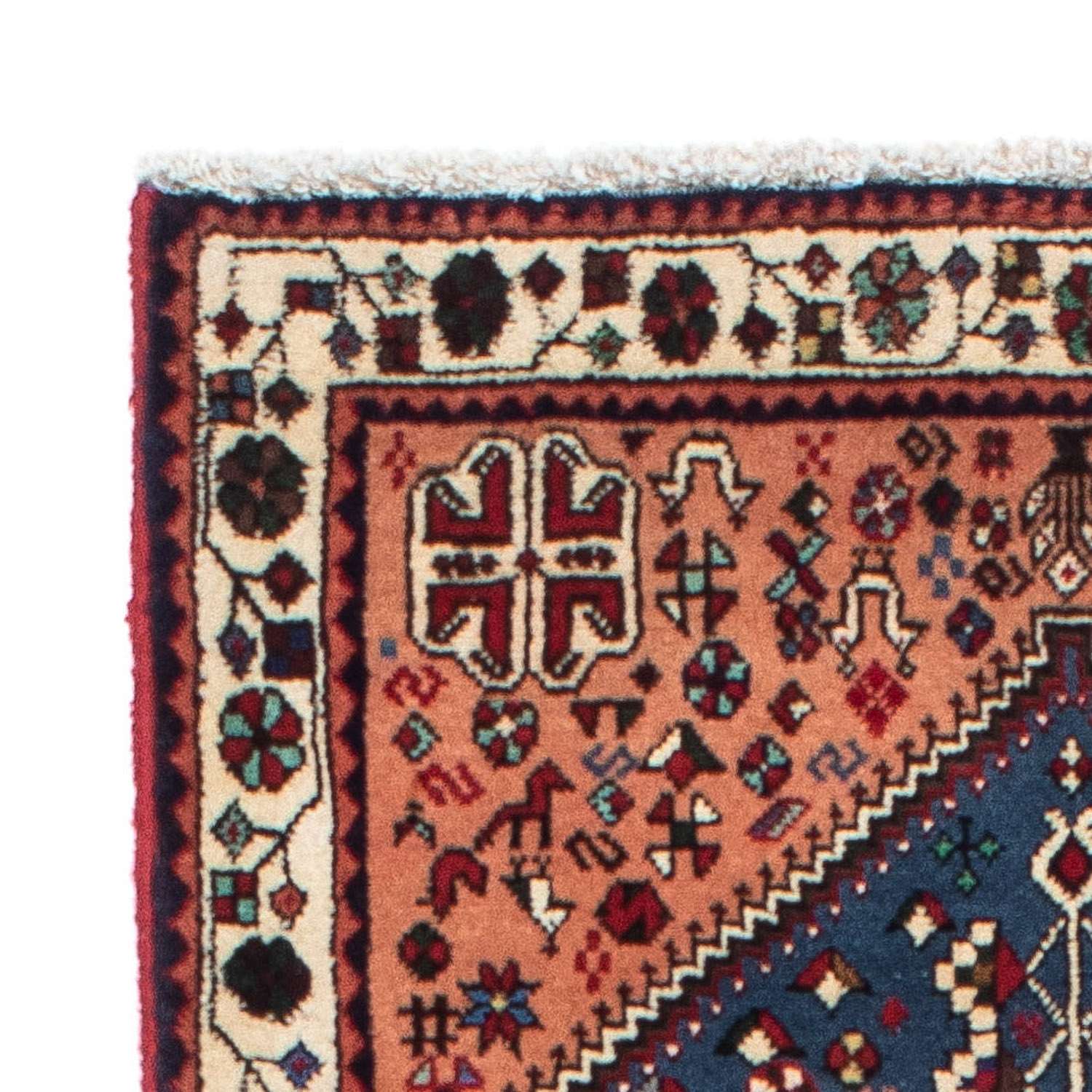 Løber Persisk tæppe - Nomadisk - 206 x 78 cm - mørkeblå