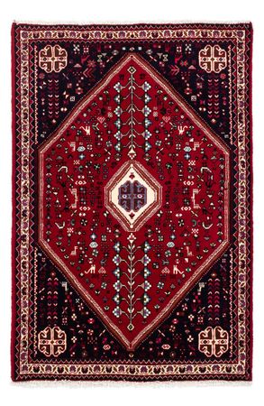 Alfombra persa - Nómada - 150 x 98 cm - rojo oscuro