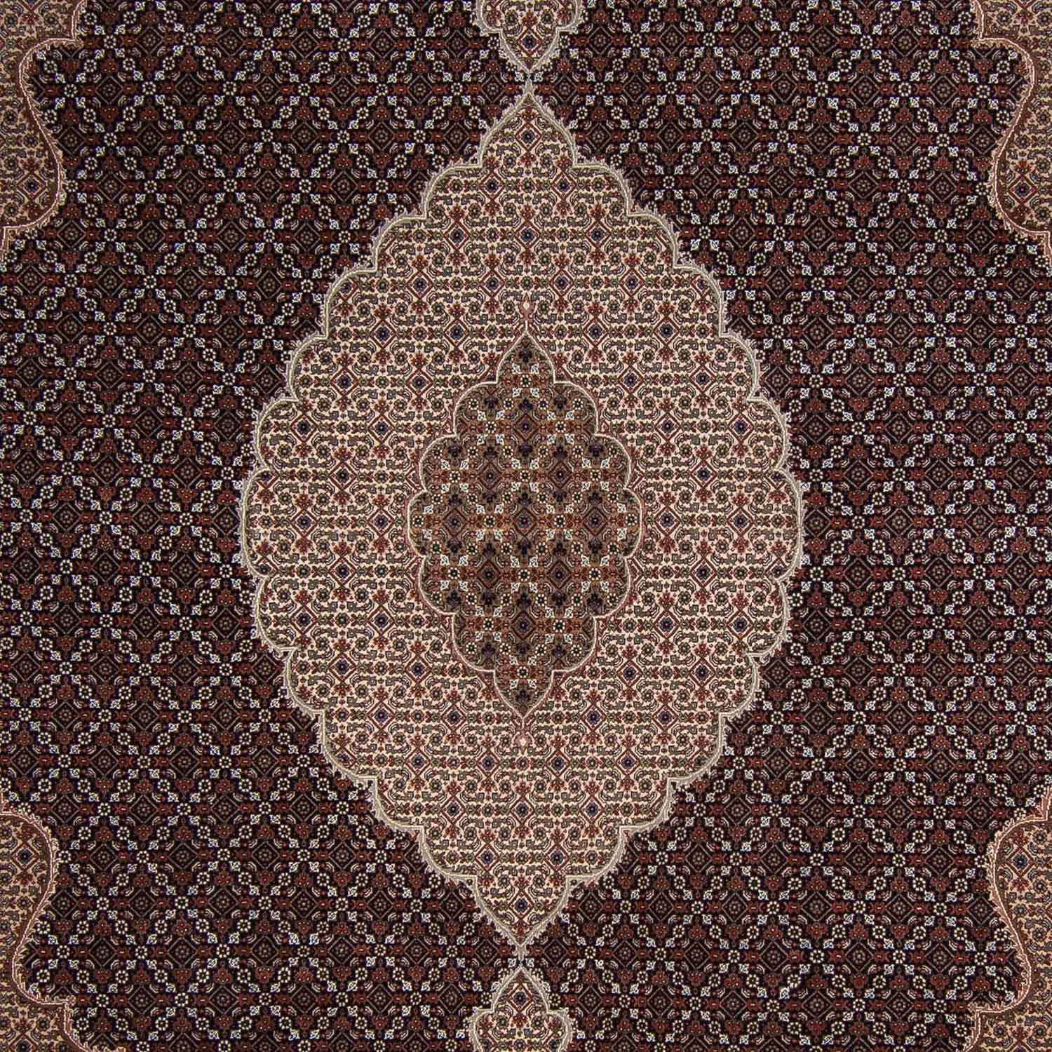 Perský koberec - Tabríz - 344 x 241 cm - tmavě modrá