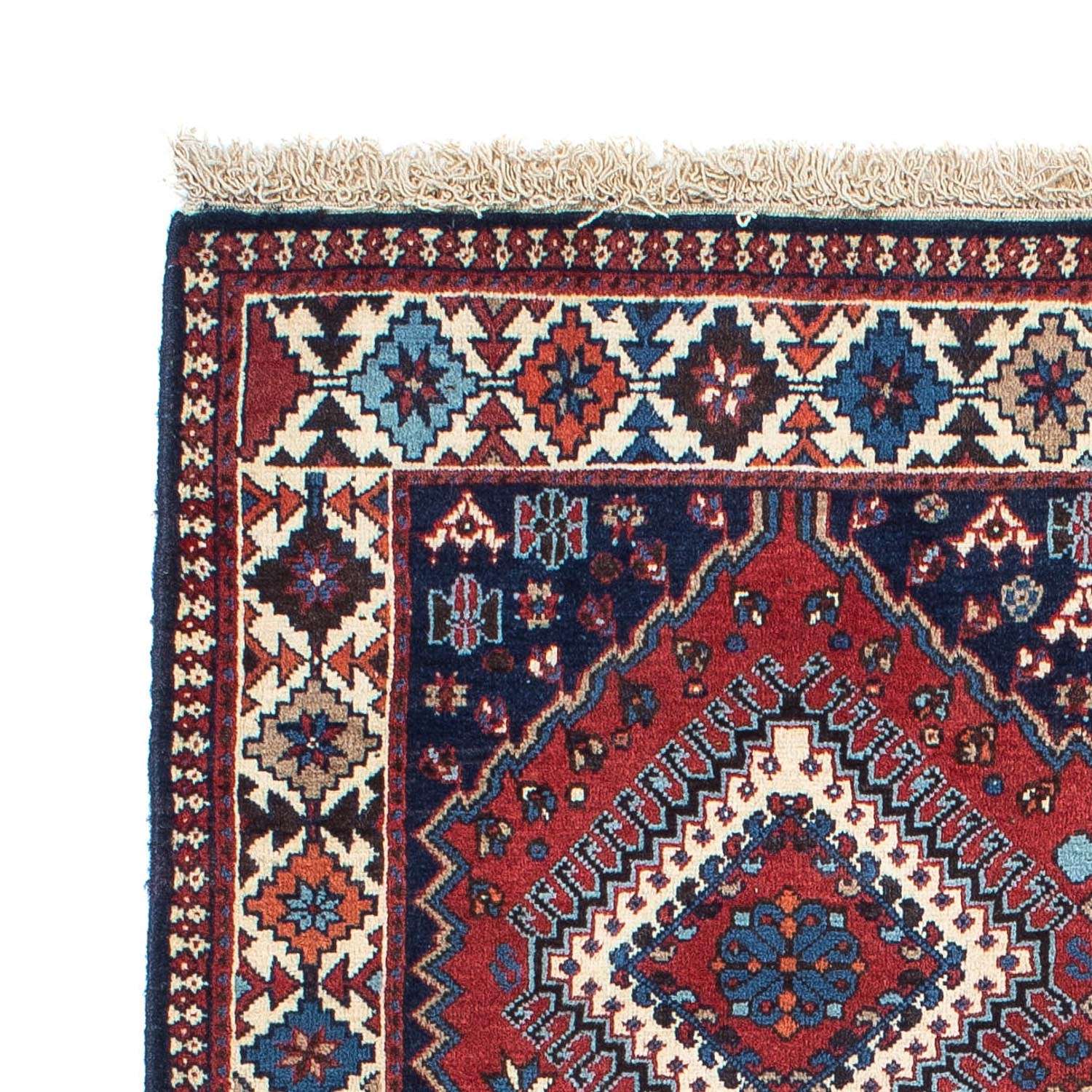 Persisk tæppe - Nomadisk - 147 x 102 cm - rød