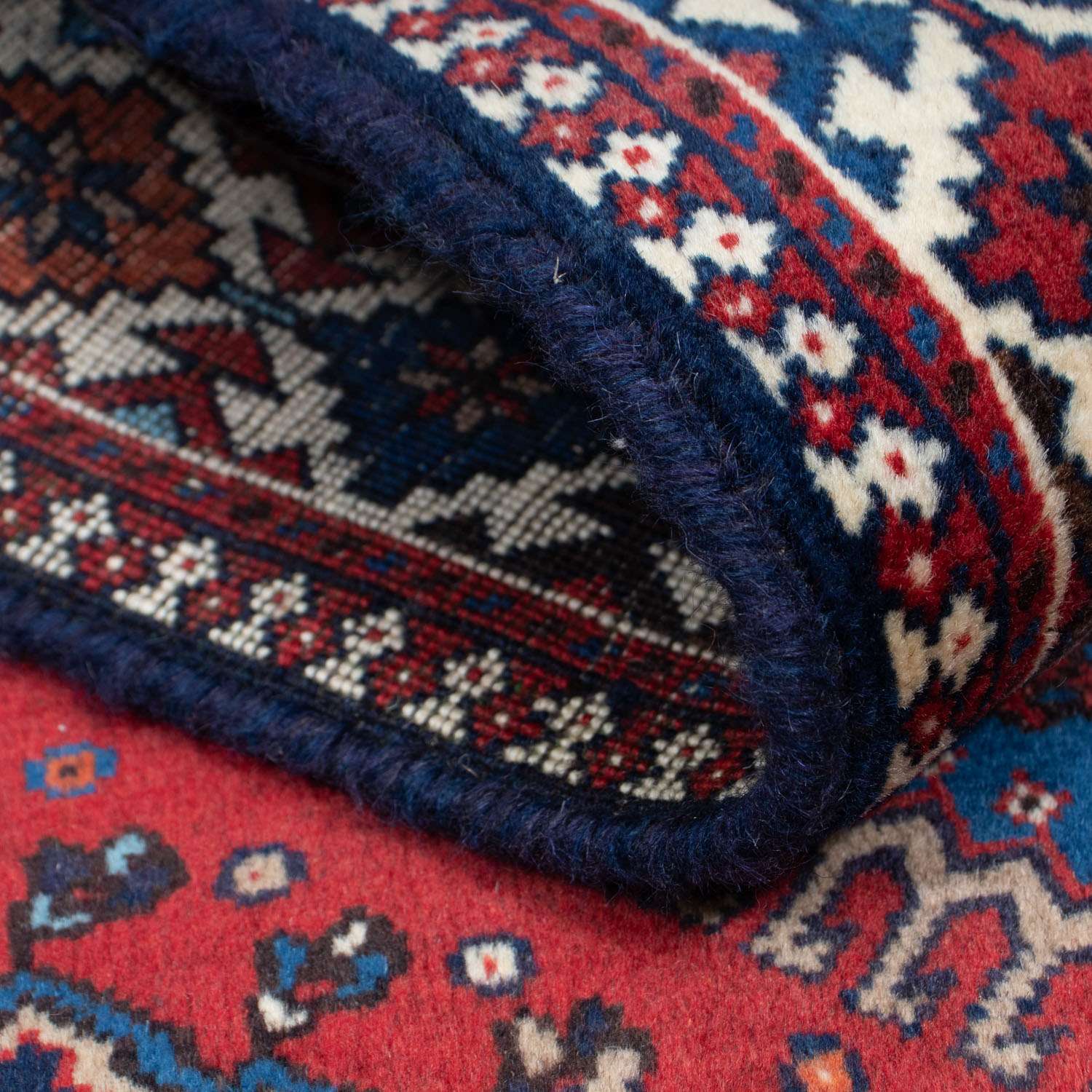 Perski dywan - Nomadyczny - 147 x 102 cm - czerwony