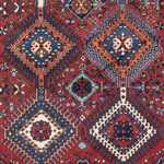 Alfombra persa - Nómada - 147 x 102 cm - rojo