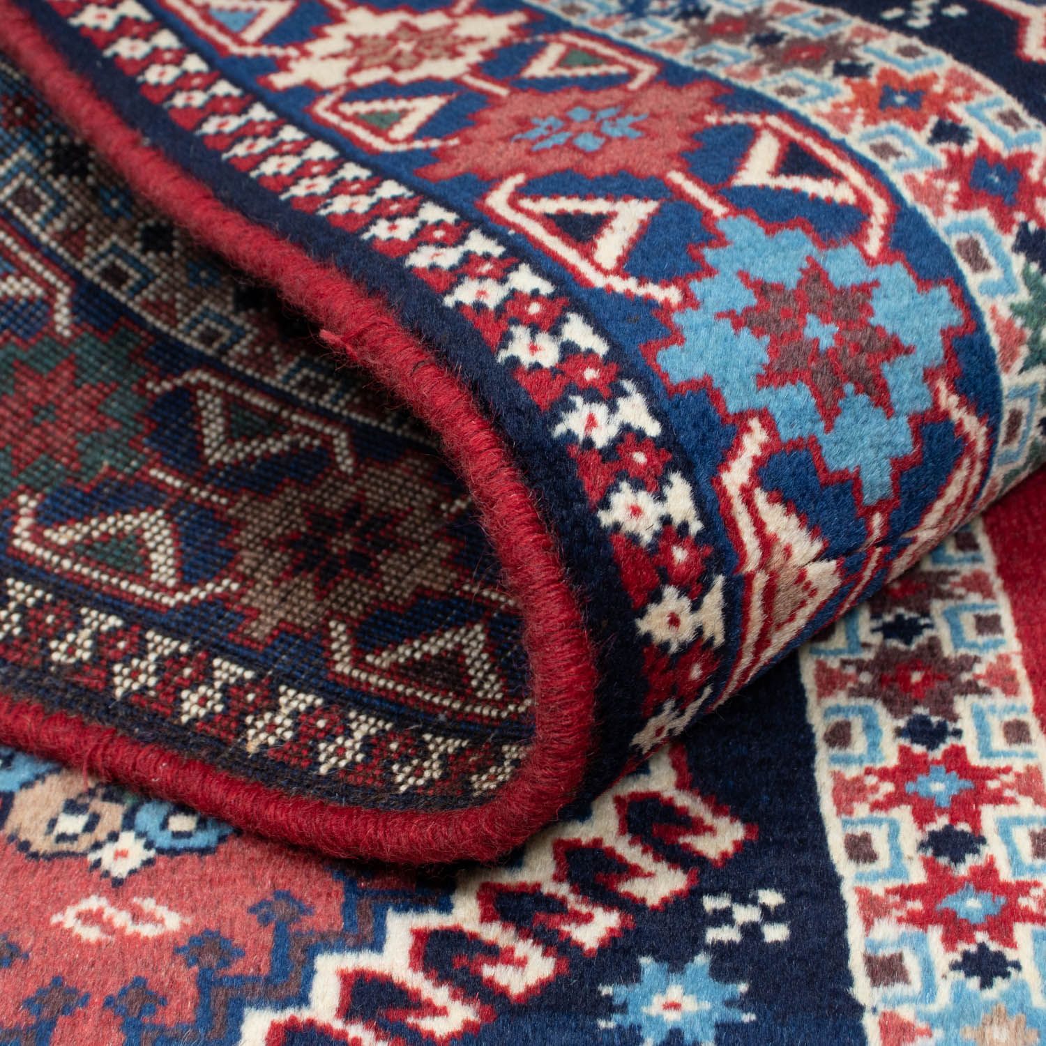 Tapis persan - Nomadic - 142 x 99 cm - bleu