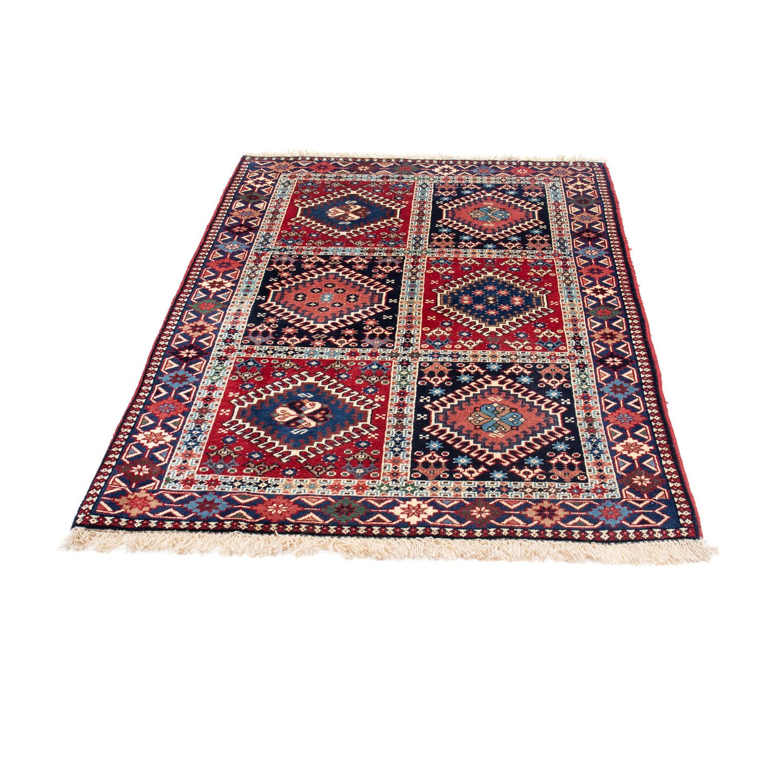 Tapis persan - Nomadic - 142 x 99 cm - bleu