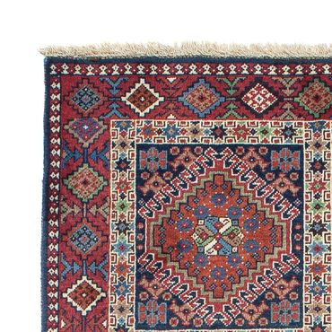 Perser Rug - Nomadic - 136 x 100 cm - blue