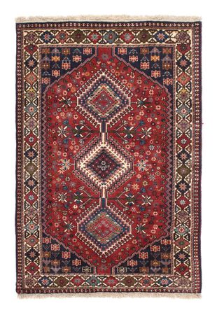 Tapis persan - Nomadic - 151 x 103 cm - rouge foncé