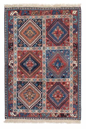 Tapis persan - Nomadic - 144 x 100 cm - bleu