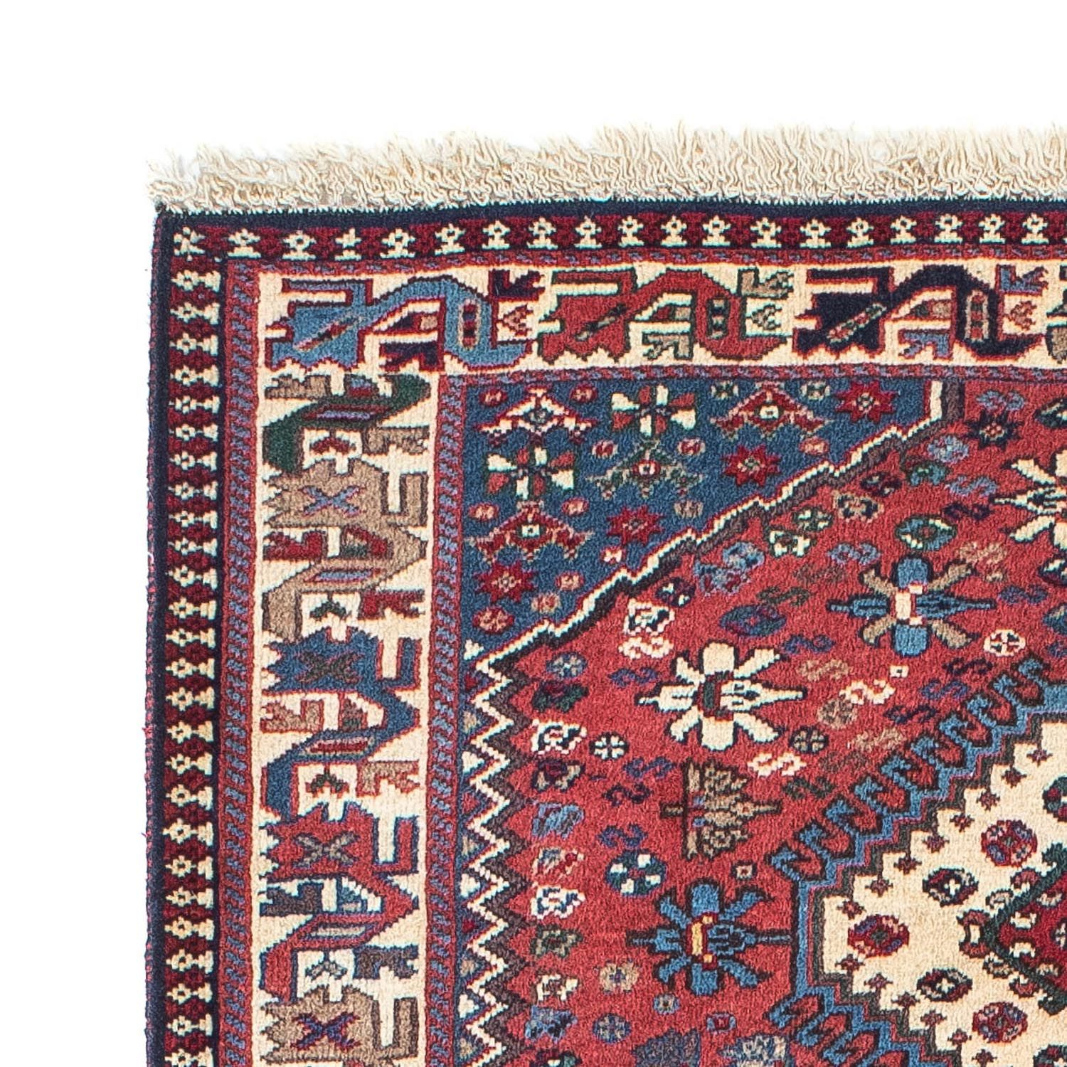 Tapis de couloir Tapis persan - Nomadic - 193 x 82 cm - rouge