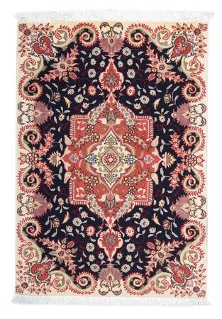 Alfombra Persa - Tabriz - Real - 92 x 61 cm - azul oscuro