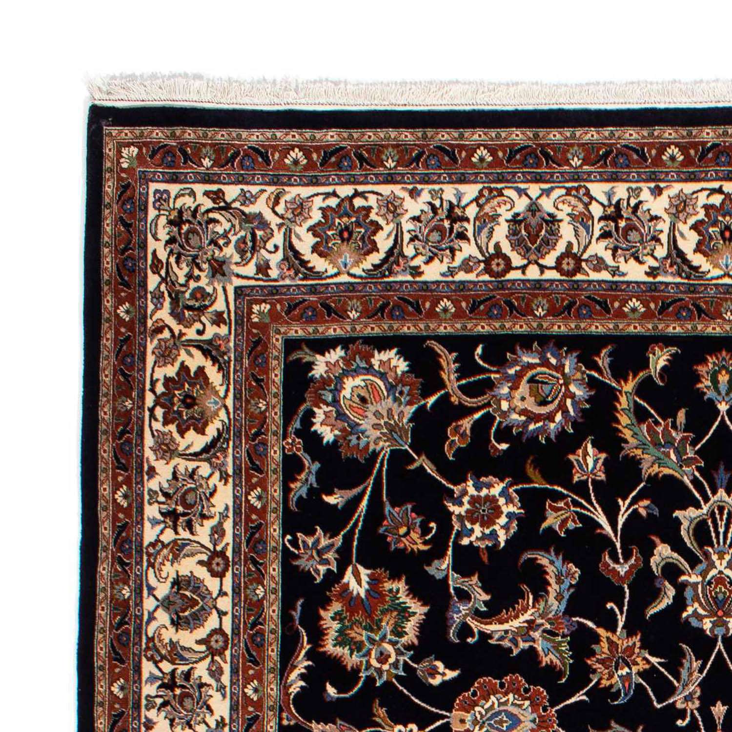 Persisk tæppe - Classic - 282 x 218 cm - mørkeblå