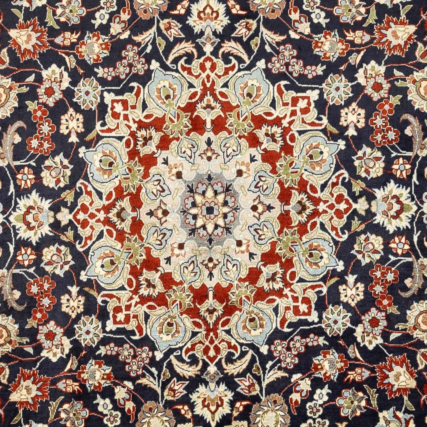 Alfombra persa - Real - 294 x 203 cm - azul oscuro