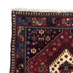 Tapis de couloir Tapis persan - Nomadic - 370 x 84 cm - rouge foncé