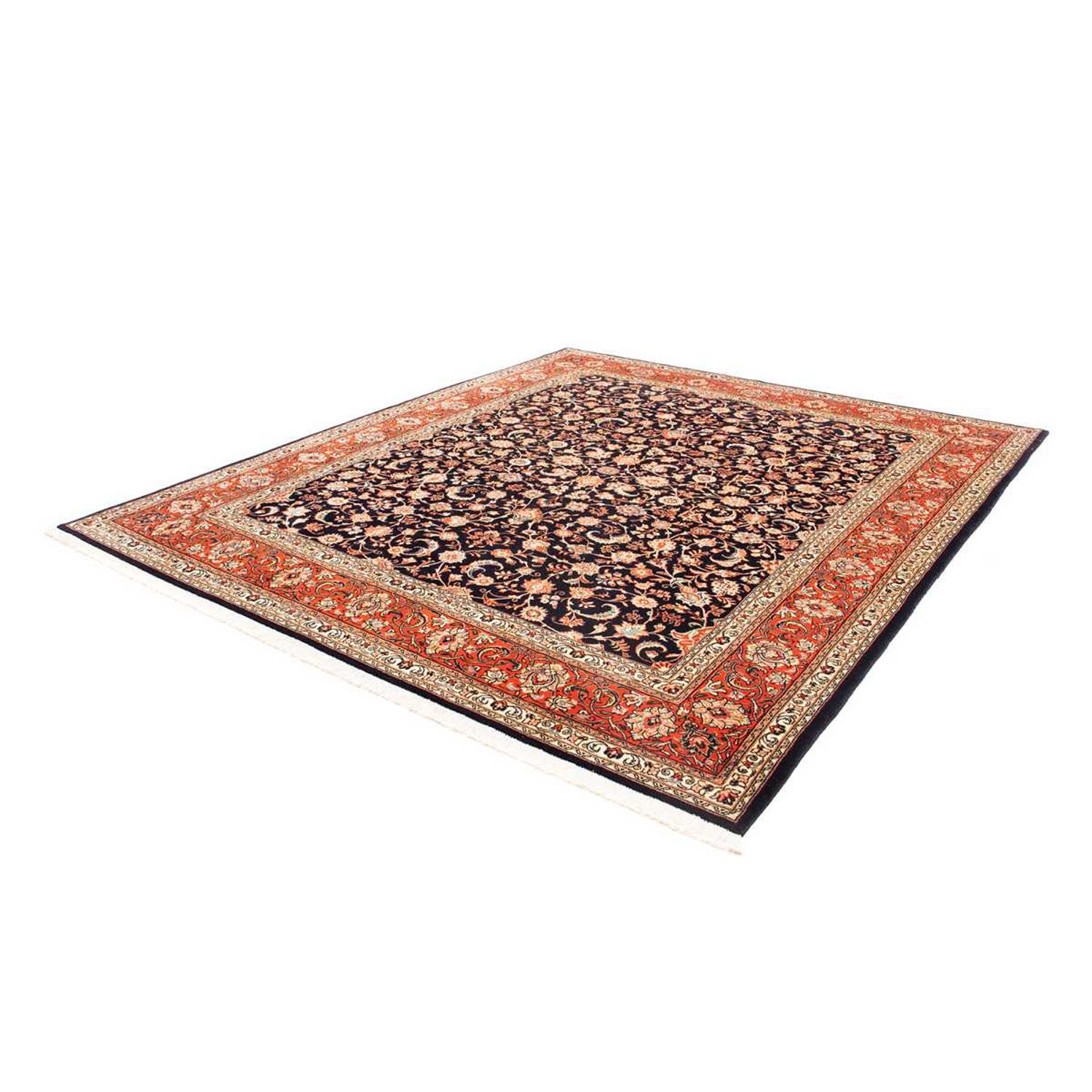 Tapis persan - Classique - 300 x 248 cm - bleu foncé