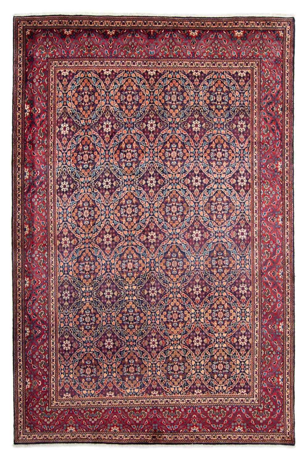 Tapete Persa - Clássico - 314 x 214 cm - vermelho claro