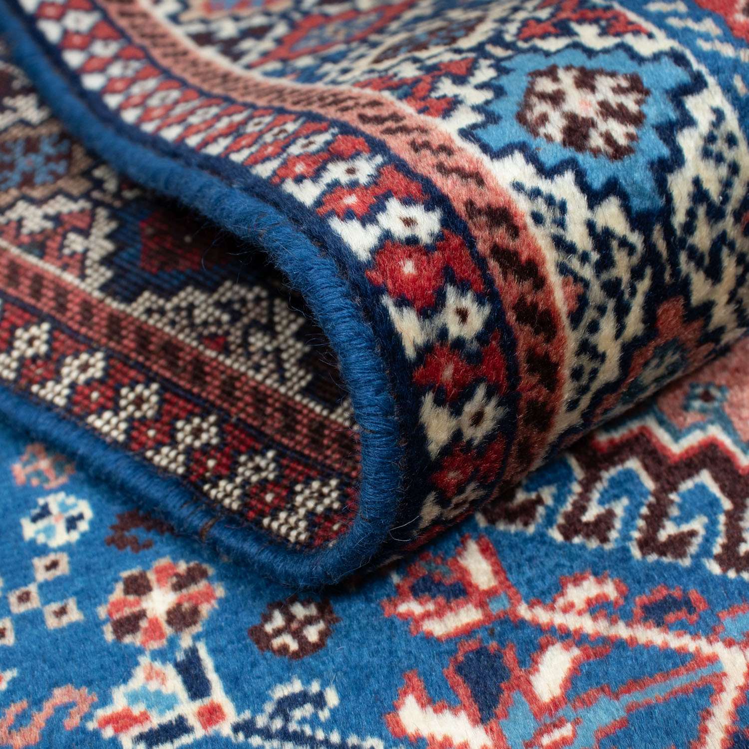 Runner Perský koberec - Nomádský - 183 x 78 cm - modrá