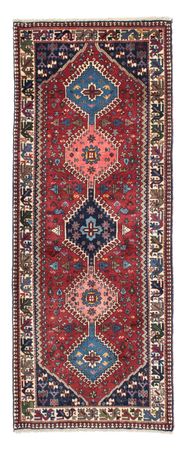 Tapis de couloir Tapis persan - Nomadic - 197 x 80 cm - rouge foncé