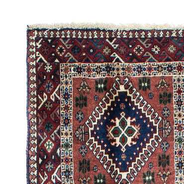 Tapis de couloir Tapis persan - Nomadic - 189 x 99 cm - bleu